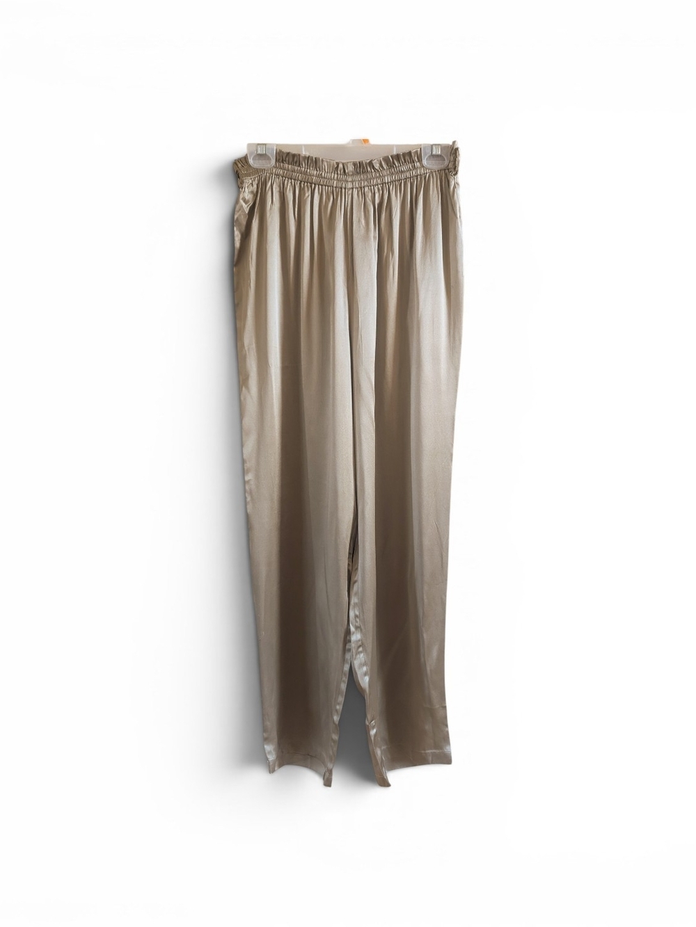 Vintage Victoria Secret 100% Silk Liquid Satin Wide Leg Pants With Belt Loops
